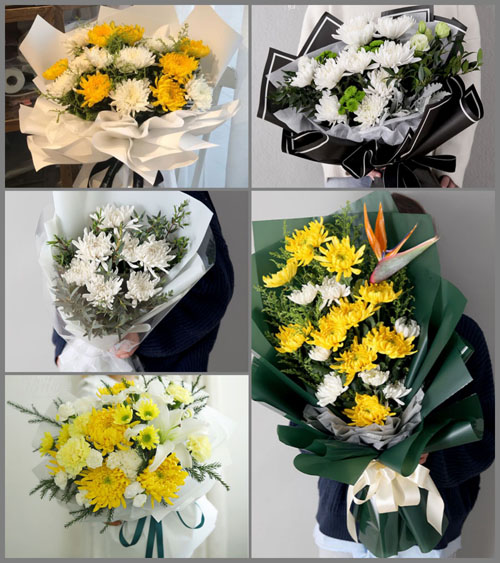 山东莱芜莱城区羊里镇杨王后村白事花束代送